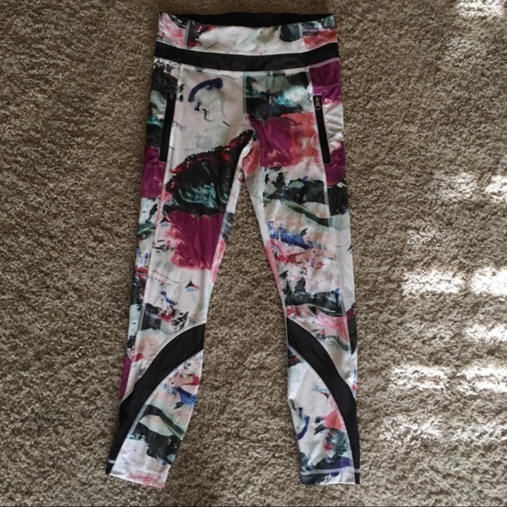 Lululemon Marble Tie Dye Pigment Wave Run Inspire Crop ll Legging 4
